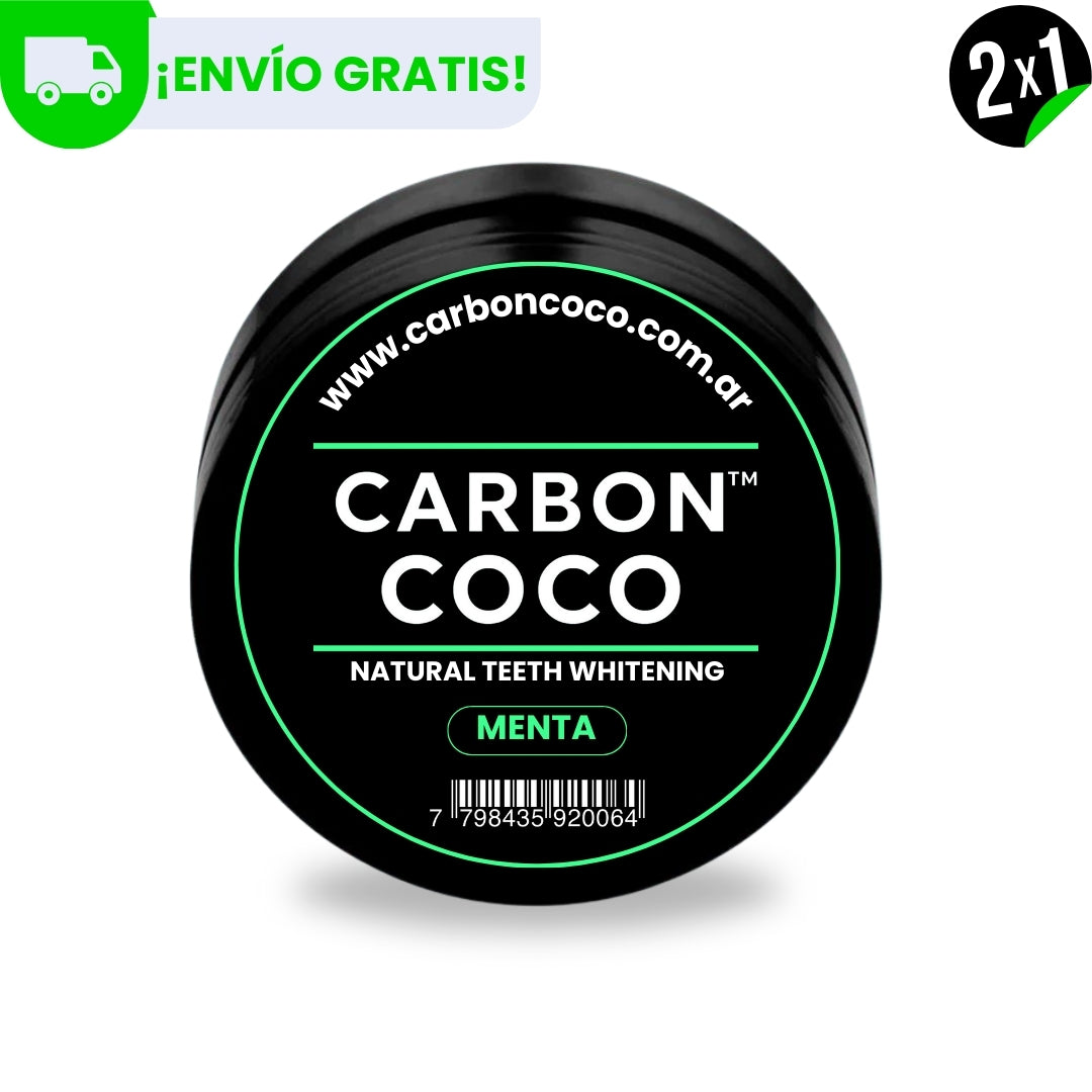 Carbón Coco™ Blanqueador Dental Sabor Menta