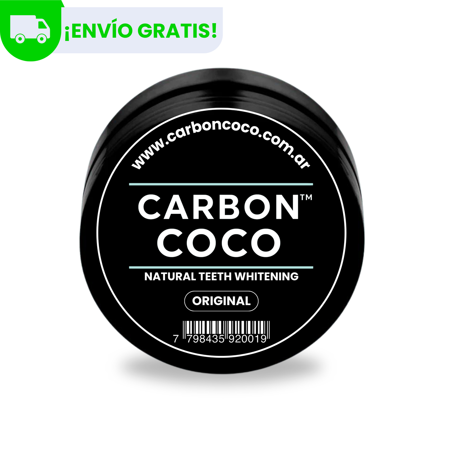 Carbón Coco™ Blanqueador Dental Sabor Original