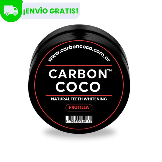 Carbón Coco™ Blanqueador Dental Sabor Frutilla