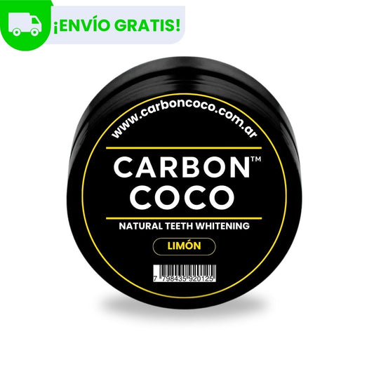 Carbón Coco™ Blanqueador Dental Sabor Limón